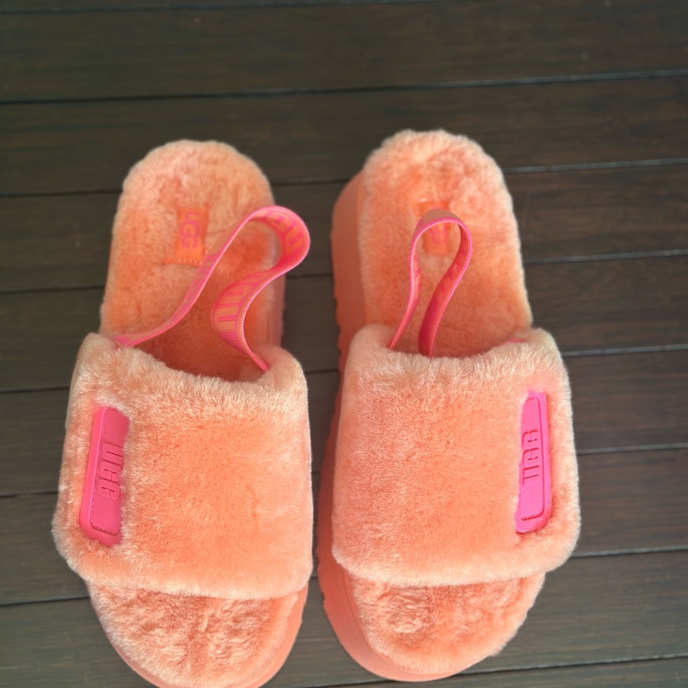 UGG Plush Coral Slippers